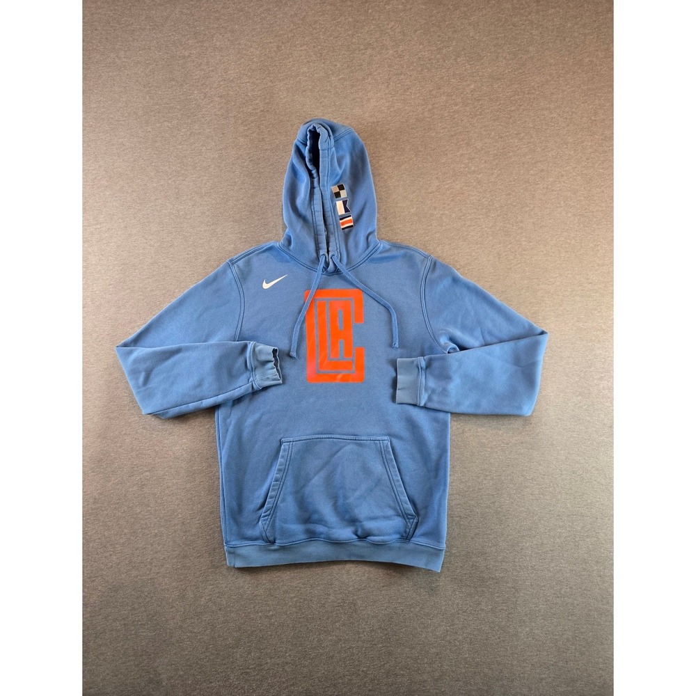 Nike LA Clippers Hoodie Mens Medium Blue NBA Basketball Pullover 920727-462